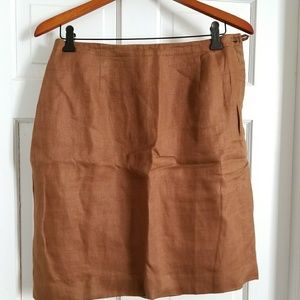 Talbots Linen skirt
